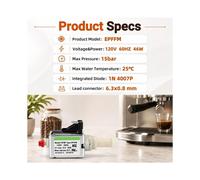 Pompa 'Acqua per Macchina da Caffè EP5FM 120V 60Hz 46W, Pompa di Ricambio per Macchine da Caffè Espresso per Ulka e per