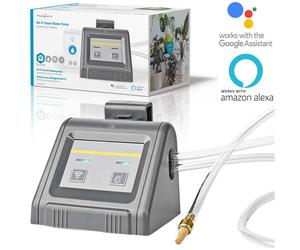 POMPA ACQUA SMART IRRIGAZIONE AUTOMATICA WIFII RICARICA USB IPX3 0.3 BAR NEDIS