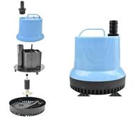 Pompa acqua sommergibile da 5/15/35/55 W con tubo, pompa di circolazione per acquario, filtro di aspirazione inferiore per acquario. (EU-220 V, 15 W)