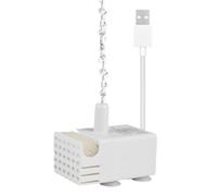 Pompa Acqua Sommergibile - Fountaine Animali Domestici | Pompa Fontane Silenziose | Tranquillo USB Con Regolabile | Pompe Acqua Interna O Esterna Per Acquario, Acquario | Pumps De Fontai