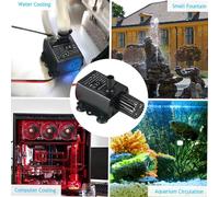 Pompa acqua sommersa brushless DC 12V 280L/H 5W per acquario laghetto pesci serb