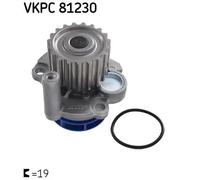 SKF VKPC 81230 Pompa acqua con guarnizioni N° denti: 19