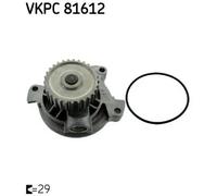Pompa acqua VKPC 81612 SKF per AUDI COUPE B3 100 C4 Tre volumi 100 C3 Avant