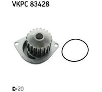 Pompa acqua VKPC 83428 SKF per CITROËN PEUGEOT MEGA NISSAN ROVER