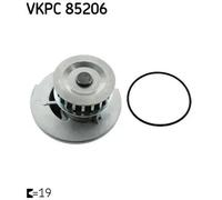 SKF Pompa acqua VKPC 85206 – Raffreddamento motore per Opel, Daewoo
