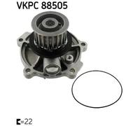 Pompa acqua VKPC 88505 SKF per CHRYSLER LTI