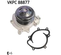 Pompa acqua VKPC 88877 SKF per MERCEDES-BENZ CLASSE E CLASSE E T-Model CLS GLS