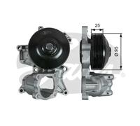 Pompa acqua WP0121 GATES per BMW 1 Cabriolet 3 Touring 5 Touring 1 X1 3 Coupé 3