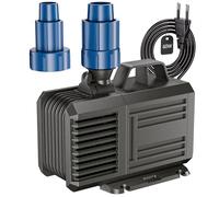 Pompa Acquario 3800L/H (MAX) 60W Pompa ad Immersione, Anfibio Pompa Laghetto con 2 Ugelli, Pompa Sommersa per Stagni, Giardini Rocciosi, Giardini, Pompa Acqua Altezza massima di sollevamento 3m