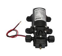 Pompa ad Acqua a Diaframma DC 12V 70W Alta Pressione, Pompa Elettrica Autoadescante con Filettatura Bilaterale, Portata 6L/Min per Trasferimento Acqua Pulita, Pompa di Pressurizzaz