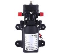 Pompa ad acqua a membrana con autoadescamento e aspirazione singola, doppia faccia dritta, 24 V 70 W, pompa elettrica di rilancio ad alta pressione per acqua pulita con prevalenza