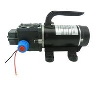 Pompa ad acqua portatile piccola a diaframma ad alta pressione, elettrica, CC da 12 volt, autoadescante, spruzzatore con ventola integrata (Pressure switch type,12 V)