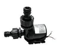 Pompa ad acqua solare ultra silenziosa ad alta tensione DC 12V 24V, sollevamento 5M, 800L/H, motore brushless, pompa sommergibile, connettore for pompa di circolazione(DC 24V Female plug)