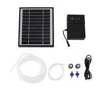Pompa ad aria a divisione Ossigenatore Oxygenatore solare a doppio foro per aria DC Kit pompa ossigenatore per berlina per acqua per acqua esterna del serbatoio del pesce