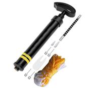 Pompa ad aria a palloncino, kit di gonfiaggio della pompa a palloncino,Pompa a pallone d'aria manuale | Kit completo di pompa a mano multiuso con 4 aghi per il calcio