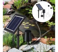 Pompa ad aria ad energia solare per laghetti da giardino e acquari con tubo piet