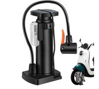 Pompa Ad Aria Bici A Piedi - 140 PSI Inflatore Pneumatico Portatile Per Biciclette Da Strada Moto, Automobili, Biciclette Elettriche, Attrezzature Sportive, armati, Viaggi All'aperto, Campeggio