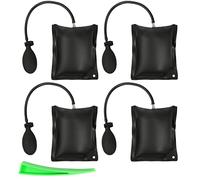 Pompa ad Aria Cuneo, 4 Pezzi Air Wedge Pump Wedge Kit,Capacità di carico 400 kg Cuscino Sollevatore e 1 Cuneo Verde,per Montaggio di Finestre Porte Mobili Sportelli Auto Uso