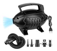 Pompa Ad Aria Elettrica,600W Con 5 Ugelli,Pompa Di Aria Elettrica,Pompa Gonfiabile Automatica,Pompa Per Materasso Gonfiabile Per Giardino Materasso Per Piscina