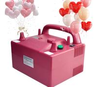 Pompa ad aria elettrica a palloncino, 800 W, a doppio ugello, con 100 palloncini, timer regolabile e funzione velocità del vento, per feste e matrimoni
