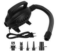 Pompa ad aria elettrica da 600 W, pompa ad aria elettrica con 5 ugelli, pompa elettrica, pompa ventilatore ricaricabile pompa portatile per gonfiare letti gonfiabili materassi piscine