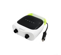 Pompa ad aria elettrica per tavole gonfiabili, per kayak, tende e letti con gonfiaggio avanzato a doppio stadio, controllo digitale della pressione e connettore auto 12 V CC per uso esterno