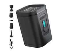 Pompa Ad Aria Elettrica - Pompa Mini Compatta Portatile | Ricarica Batteria USB | Set Di Ugelli Leggeri A LED, Funzione Di Svuotamento 'inflazione Rapida, Piscina Per Sacchetti Per Aspirapolvere M