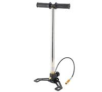 Pompa ad Aria Manuale ad Alta Pressione per Bicicletta, 4500Psi, 3 Stadi, con Staffa e Manometro, per Fucile ad Aria Compressa PCP, Include 7 O-Ring