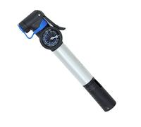 Pompa ad aria manuale con manometro 22 cm - Alta pressione 80 PSI - Compatibile Schrader/Presta - Alluminio Premium - per biciclette, palloni, calcio, pallacanestro