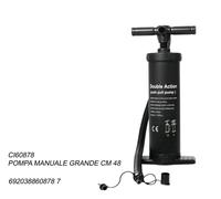 Pompa ad aria manuale doppia azione cm 48 per gonfiabili mare o giardino