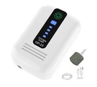 Pompa ad Aria per Acquario | Compressore d'Aria Portatile | Pompa d'Aria Silenziosa e Compatta Portatile ad Alimentazione USB con di Ossigenazione per Acquari Esterni Laghetti e Vasche per Pesci