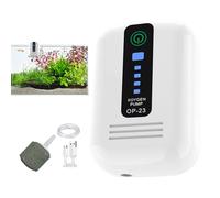 Pompa ad Aria per Acquario,Compressore d'Aria Portatile | Pompa d'Aria Silenziosa e Compatta Portatile ad Alimentazione USB con di Ossigenazione per Acquari Esterni Laghetti e Vasche per Pesci