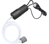 Pompa ad Aria per Acquario Mini USB, Ossigenatore Portatile con Pietra d'Aria,per Serbatoi di Pesce, Gorgogliatore di Ossigeno, Basso Consumo Energetico, Facile da Installare