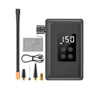 Pompa ad aria per bicicletta, piccola ricaricabile con manometro, pompa elettrica portatile per gonfiaggio pneumatici - per palloncini gonfiabili da piscina, giocattoli da piscina, strada, montagna