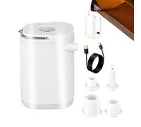 Pompa ad aria per gonfiabili, lampada a batteria da 600 mAh, piccola pompa ad aria da viaggio per gonfiare, per materasso, galleggianti per piscina, zattera, canottaggio, basket, pallone da calcio
