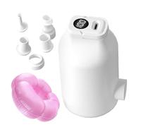 Pompa ad aria per gonfiabili - Ventilatore da viaggio ampiamente diffuso, strumento ad aria compatto, gonfiatore elettrico multi-nozzle, con lampada a LED, per sacco a pelo, campeggio, piscina