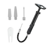 Pompa ad Aria per Pallacanestro - Gonfiatore Manuale per Pallacanestro, Pallavolo e Accessori Gonfiabili,Portatile Antiscivolo con Accessori Rapidi per Adolescenti e Adulti