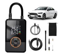 Pompa Ad Aria Per Pneumatici Auto - Ricaricabile Con Manometro Digitale Da 9 Bar - Pompa per Pneumatici con Manometro - per Moto, SUV, Berlina, Camion, Palloni da Basket, Principianti, Donne e Profess