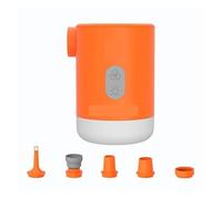 Pompa ad aria, Pompa d'aria portatile, gonfiatore elettrico con luce da campeggio, alimentazione di emergenza for esterni