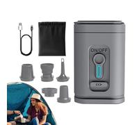Pompa ad aria portatile - Compressore d'aria │ Pompa ad aria elettrica │ Ricaricabile USB per materasso, galleggianti, campeggio, piscina │ Gonfiaggio rapido │ Materiale ABS compatto e robusto