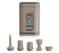 Pompa ad aria portatile - Mini gonfiatore esterno, strumento di gonfiore a batteria da 1200 mAh e sgonfiare per l'approvvigionamento di acqua ad aria, sacchetti di conservazione del vuoto, divani d'ar
