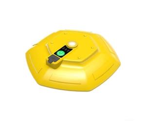 Pompa ad aria portatile per acquario, silenziosa, ricaricabile tramite USB, gorgogliatore di ossigeno per il trasporto di pesca, 13 x 12 cm
