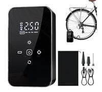 Pompa Ad Aria Portatile per Pneumatici - Pompa Ad Aria Portatile Touch Screen,Compressore Elettrico Ricaricabile Accessorio Automobile per Camion Viaggi Moto Auto Garage Camping-Car Casa Montagna