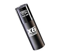 Pompa Ad Aria Ricaricabile Per Acquario - Gorgogliatore Di Ossigeno Portatile Da 2400 MAh Per Acquario | Aeratore Alimentato A Batteria USB Con Doppia Uscita | 5 W, 4,2 V, 1,69x6,69 Pollici, 270 G, In