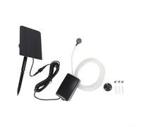Pompa ad aria solare per acquario, 2,5 W, 6 V, con cavo da 3 m, pannello monocristallino, ossigenatore da 0,8 l/min, per giardini d'acqua all'aperto e acquari