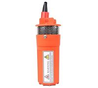 Pompa ad energia solare for acqua Dc12v/24v 360lph 70m di sollevamento, sommergibile for esterni, giardino, pozzi profondi, autolavaggio, pulizia della sentina(Orange 24V)
