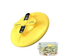 Pompa aeratore Bait Air - PC ABS ricaricabile impermeabile 13x13x4,7 cm 255 g Gorgogliatore d'aria silenzioso + Dispositivo portatile galleggiante | Fornitura di ossigeno con esche vive per la s