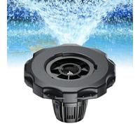 Pompa aeratore per laghetto, grande fontana galleggiante con getti spray a 360° e coperchio di aspirazione del filtro, cavo di alimentazione da 10 m, albero in ceramica per laghetti da pesce, giardini