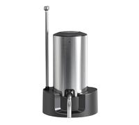 Pompa aeratore per vino, dispenser portatile per casa, ufficio, feste, beccuccio ricaricabile in acciaio inossidabile, azione rapida, esaltatore di sapore, pratica soluzione per servire in campeggio e