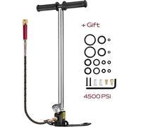 Pompa Alta Pressione PCP Manuale con Manometro 3 Stage 4500 PSI Accessori Diving